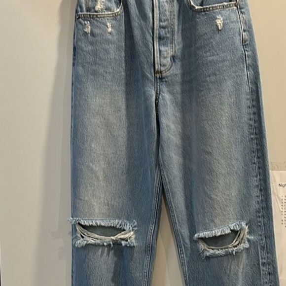 NWT Boyish The Toby Jeans Relaxed Fit 26 Great Ditactor Busted Knee Distressed - Picture 12 of 12